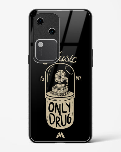 Music the Only Drug Glass Case Phone Cover (Vivo)