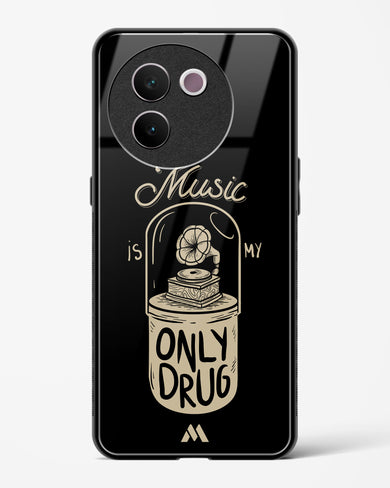 Music the Only Drug Glass Case Phone Cover (Vivo)