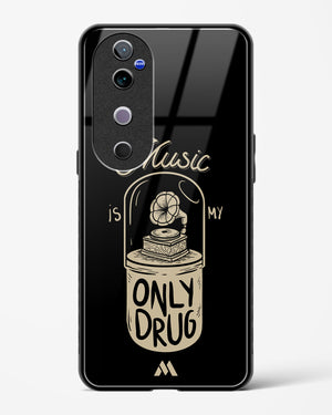 Music the Only Drug Glass Case Phone Cover (Vivo)