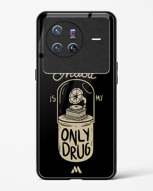 Music the Only Drug Glass Case Phone Cover-(Vivo)