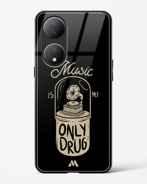 Music the Only Drug Glass Case Phone Cover (Vivo)