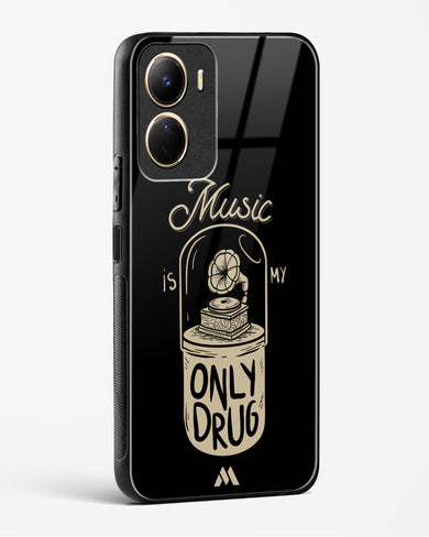 Music the Only Drug Glass Case Phone Cover-(Vivo)