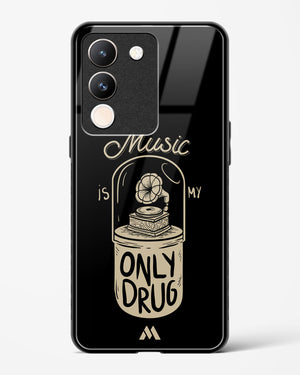 Music the Only Drug Glass Case Phone Cover (Vivo)