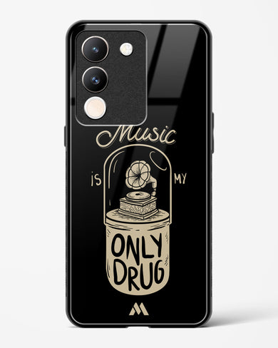 Music the Only Drug Glass Case Phone Cover (Vivo)