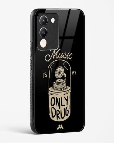 Music the Only Drug Glass Case Phone Cover (Vivo)