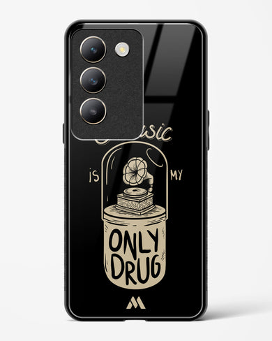 Music the Only Drug Glass Case Phone Cover (Vivo)