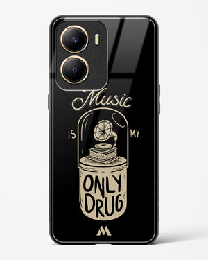 Music the Only Drug Glass Case Phone Cover-(Vivo)