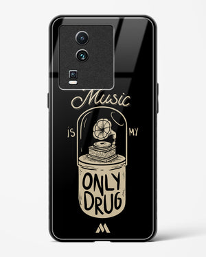 Music the Only Drug Glass Case Phone Cover-(Vivo)