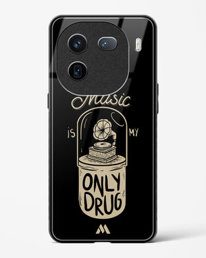 Music the Only Drug Glass Case Phone Cover (Vivo)