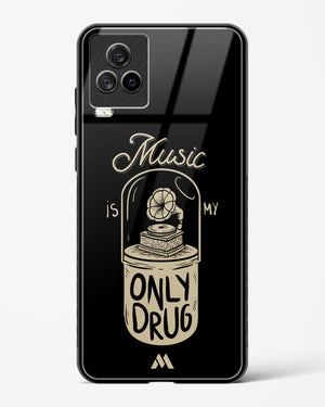 Music the Only Drug Glass Case Phone Cover-(Vivo)