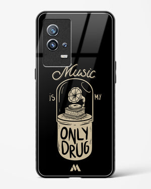 Music the Only Drug Glass Case Phone Cover-(Vivo)