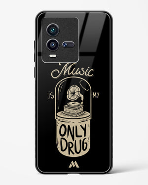 Music the Only Drug Glass Case Phone Cover-(Vivo)