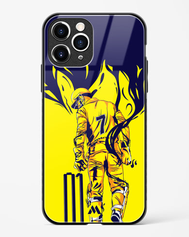 MS Dhoni Greatest Finisher Glass Case Phone Cover (Apple)
