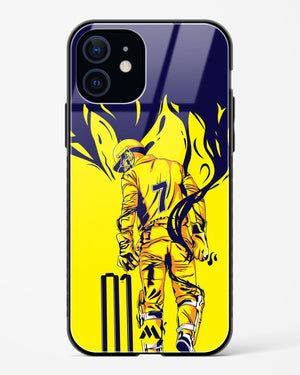 MS Dhoni Greatest Finisher Glass Case Phone Cover (Apple)