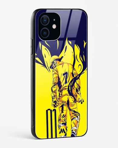 MS Dhoni Greatest Finisher Glass Case Phone Cover (Apple)