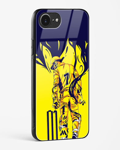 MS Dhoni Greatest Finisher Glass Case Phone Cover (Apple)