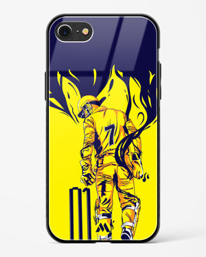 MS Dhoni Greatest Finisher Glass Case Phone Cover (Apple)