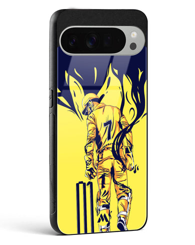MS Dhoni Greatest Finisher Glass Case Phone Cover (Google)