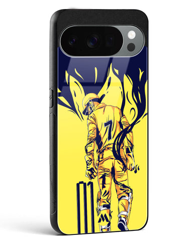 MS Dhoni Greatest Finisher Glass Case Phone Cover (Google)