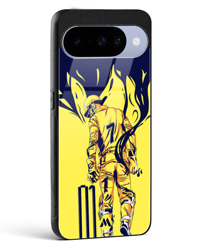MS Dhoni Greatest Finisher Glass Case Phone Cover (Google)