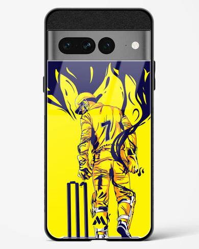 MS Dhoni Greatest Finisher Glass Case Phone Cover (Google)