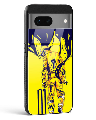 MS Dhoni Greatest Finisher Glass Case Phone Cover (Google)