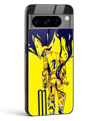 MS Dhoni Greatest Finisher Glass Case Phone Cover (Google)