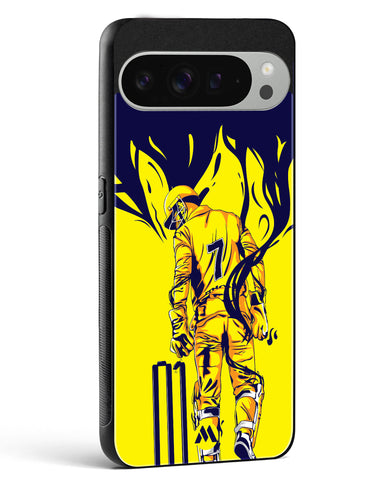 MS Dhoni Greatest Finisher Glass Case Phone Cover (Google)