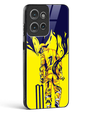 MS Dhoni Greatest Finisher Glass Case Phone Cover (Motorola)