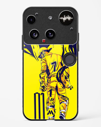 MS Dhoni Greatest Finisher Glass Case Phone Cover (Nothing)
