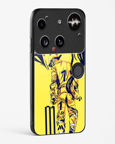 MS Dhoni Greatest Finisher Glass Case Phone Cover (Nothing)