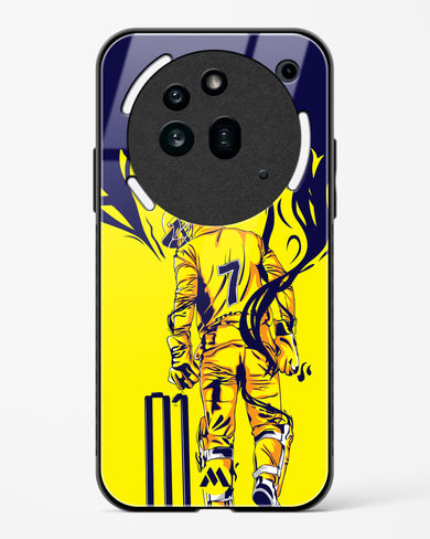MS Dhoni Greatest Finisher Glass Case Phone Cover (Nothing)