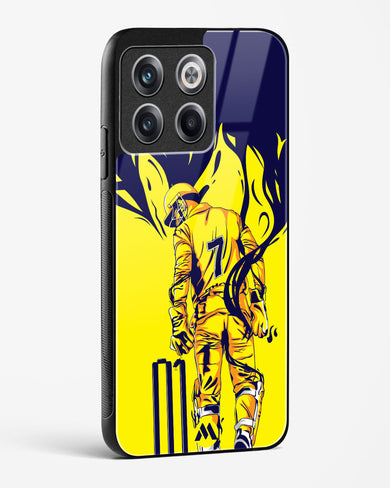 MS Dhoni Greatest Finisher Glass Case Phone Cover-(OnePlus)