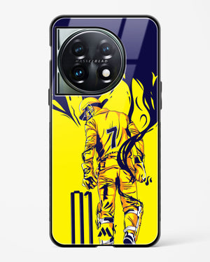 MS Dhoni Greatest Finisher Glass Case Phone Cover (OnePlus)