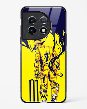 MS Dhoni Greatest Finisher Glass Case Phone Cover (OnePlus)