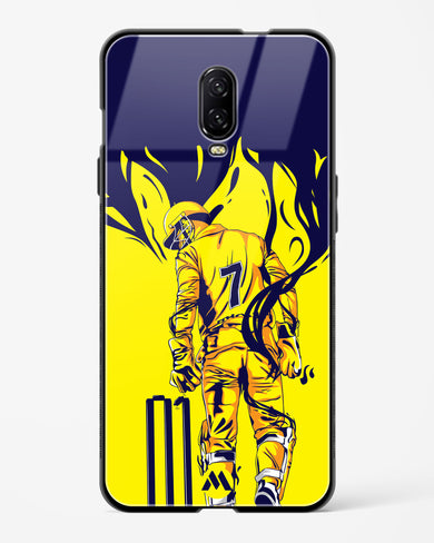 MS Dhoni Greatest Finisher Glass Case Phone Cover-(OnePlus)