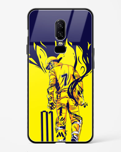 MS Dhoni Greatest Finisher Glass Case Phone Cover-(OnePlus)