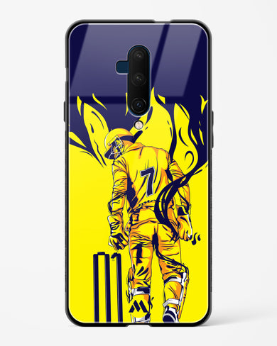 MS Dhoni Greatest Finisher Glass Case Phone Cover-(OnePlus)