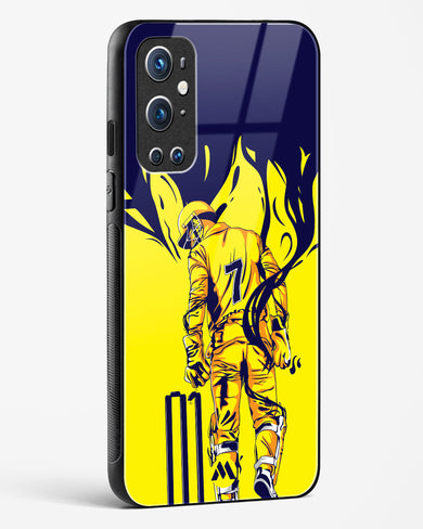 MS Dhoni Greatest Finisher Glass Case Phone Cover-(OnePlus)