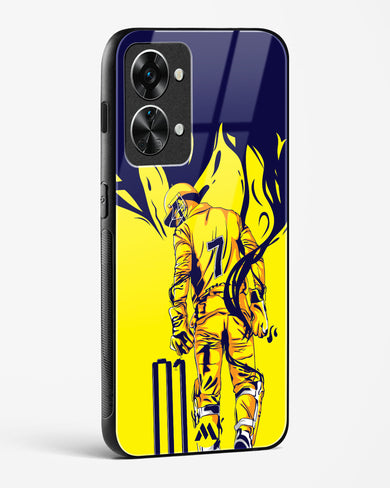 MS Dhoni Greatest Finisher Glass Case Phone Cover-(OnePlus)