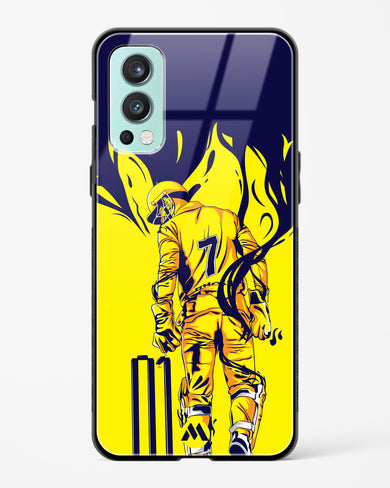 MS Dhoni Greatest Finisher Glass Case Phone Cover (OnePlus)