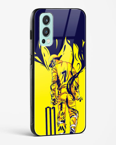 MS Dhoni Greatest Finisher Glass Case Phone Cover (OnePlus)