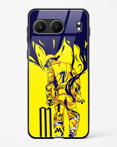 MS Dhoni Greatest Finisher Glass Case Phone Cover (OnePlus)