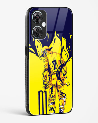 MS Dhoni Greatest Finisher Glass Case Phone Cover-(OnePlus)