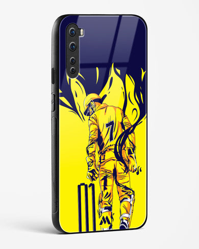 MS Dhoni Greatest Finisher Glass Case Phone Cover-(OnePlus)