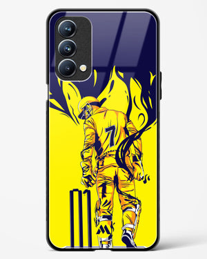 MS Dhoni Greatest Finisher Glass Case Phone Cover (Oppo)