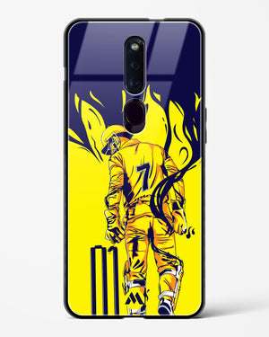 MS Dhoni Greatest Finisher Glass Case Phone Cover (Oppo)