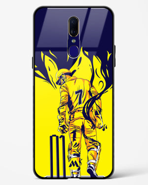 MS Dhoni Greatest Finisher Glass Case Phone Cover (Oppo)