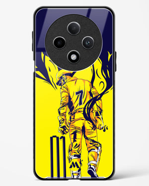 MS Dhoni Greatest Finisher Glass Case Phone Cover (Oppo)