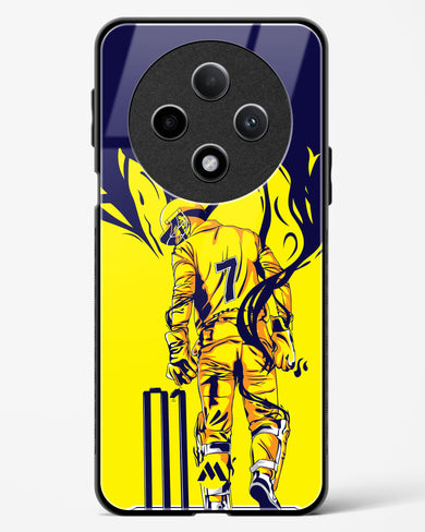 MS Dhoni Greatest Finisher Glass Case Phone Cover (Oppo)